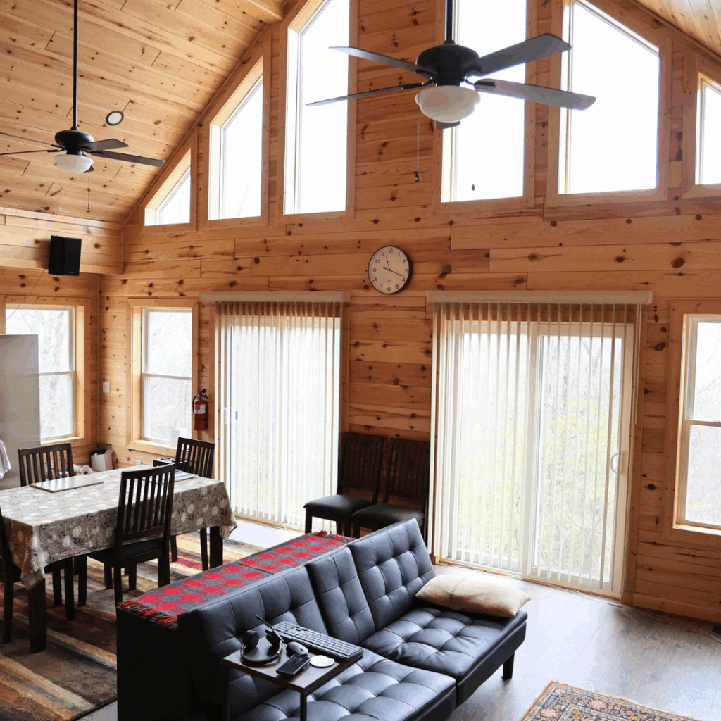 Interior photo of Trophy Peak home and dining area
